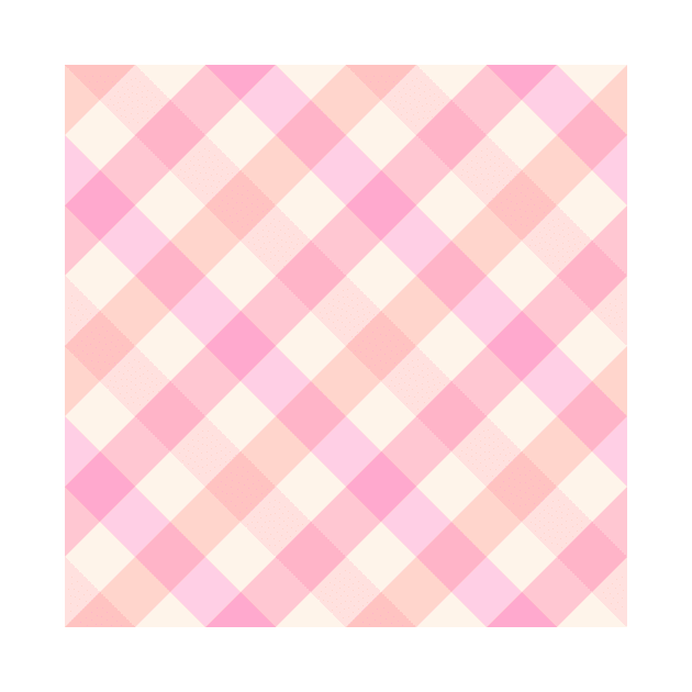 Pink Plaid Pattern by NewburyBoutique