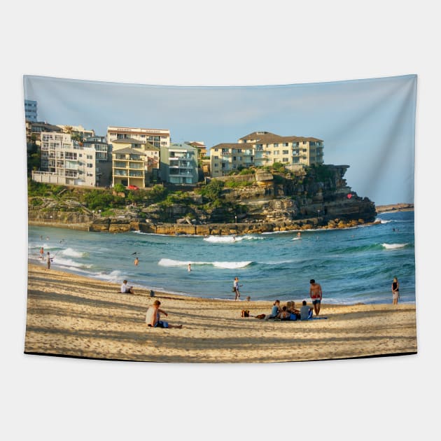 Queenscliff Beach, Sydney, NSW, Australia Tapestry by Upbeat Traveler