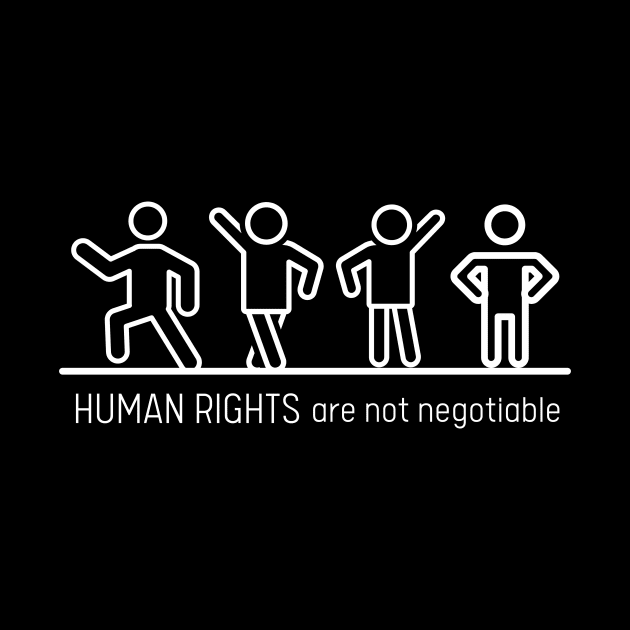 Minimalist Human rights shirt by GROOVYUnit
