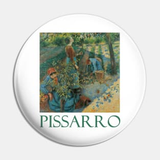 Apple Picking by Camille Pissarro Pin