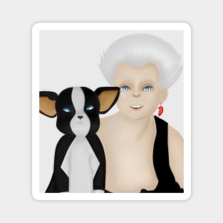 Iggy & Polnareff from JoJo Bizarre Adventure Magnet