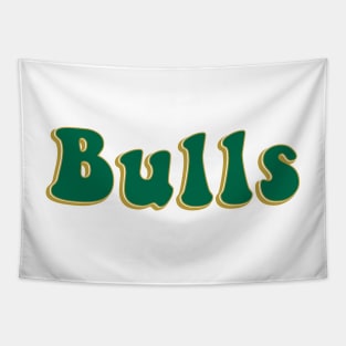 USF Bulls Sticker Tapestry