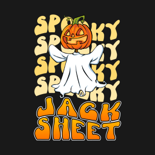 Jack Sheet Ghost | Halloween Ghost T-Shirt