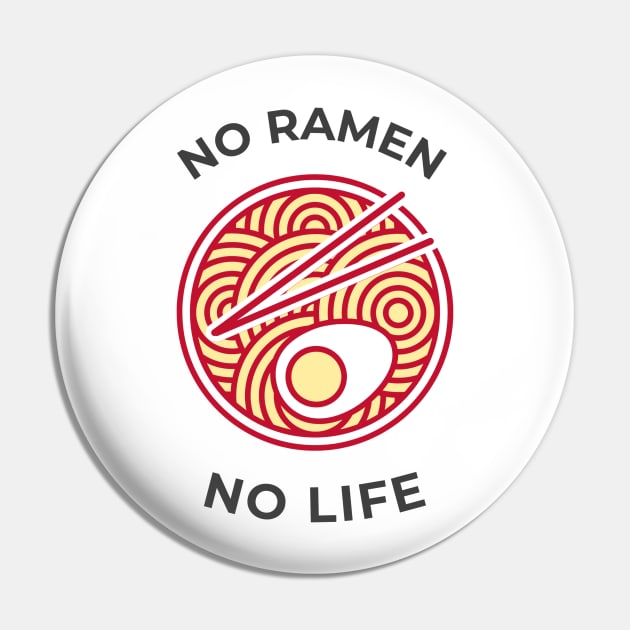 No Ramen No Life Pin by Merchmatics