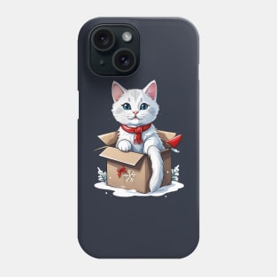 Cat christmas Phone Case