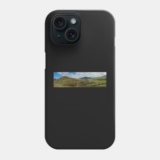 Panorama of Glen Shee in Perthshire, Scotland Phone Case