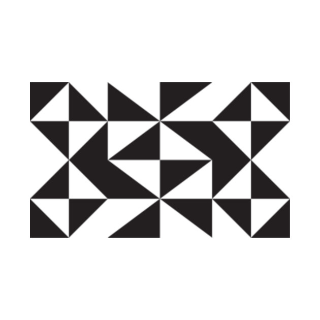 Black and White Geometric Motifs  Design Geometric  T 