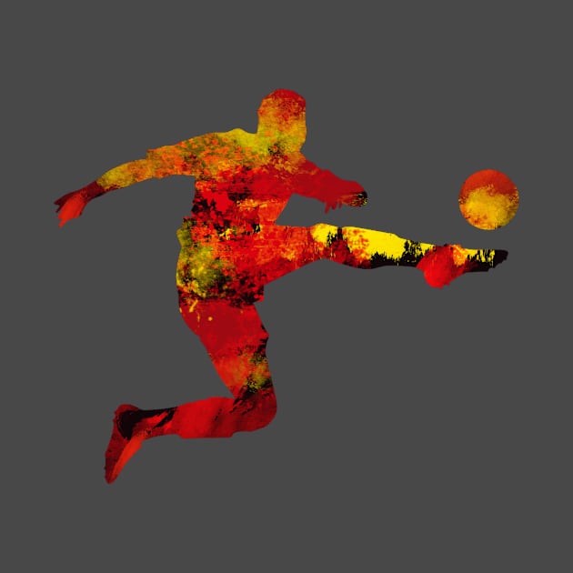 Footballer / Soccer V2 by DavidLoblaw