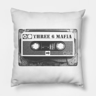 Three 6 Mafia / Old Cassette Pencil Style Pillow