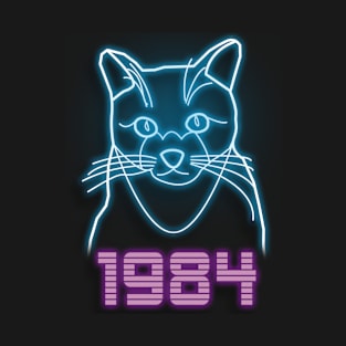 Neon cat 1984 T-Shirt