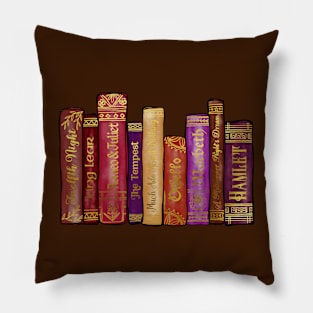 Shakespeare Bookshelf No.7 Pillow