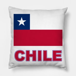 The Pride of Chile - Chilean Flag Design Pillow