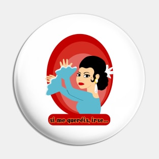 Flamenco Artist Lola Flores Pin