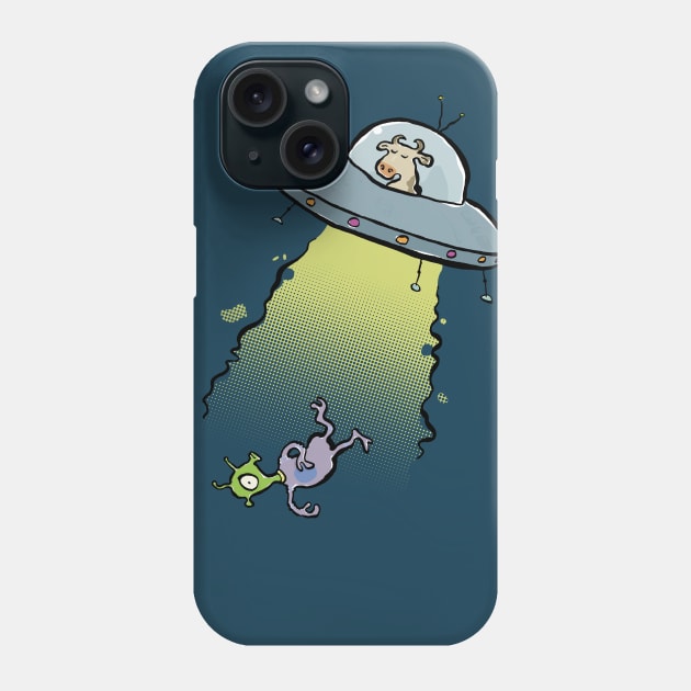 alien abduction Phone Case by greendeer