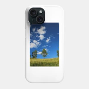 Trees with Cumulus Fractus Phone Case