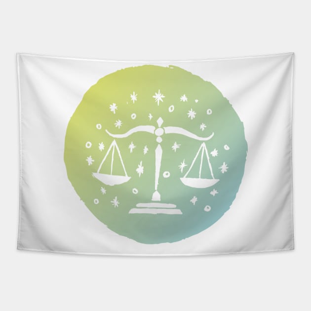 Libra 03 Tapestry by Very Simple Graph