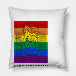 Gay Pride Division Pillow