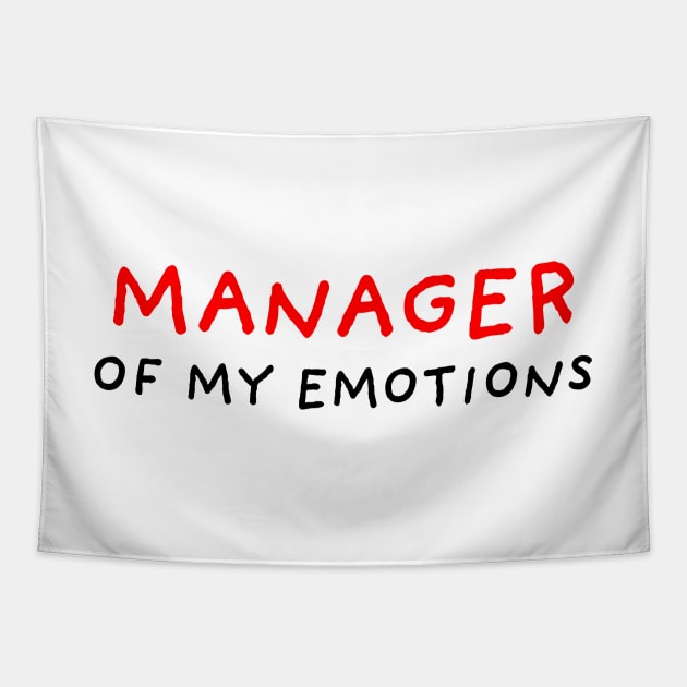 Manager of My Emotions Tapestry by DrawingEggen