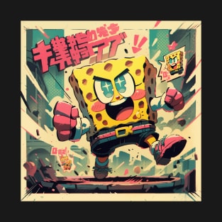 Kaiju Spongebob Anime T-Shirt