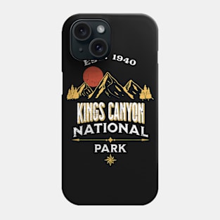 Kings Canyon National Park Phone Case