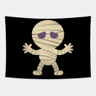 The Funny Mummy Illustration Tapestry