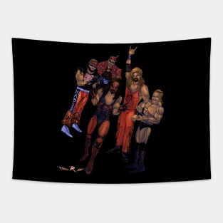 The PAC wrestling Art AEW Tapestry