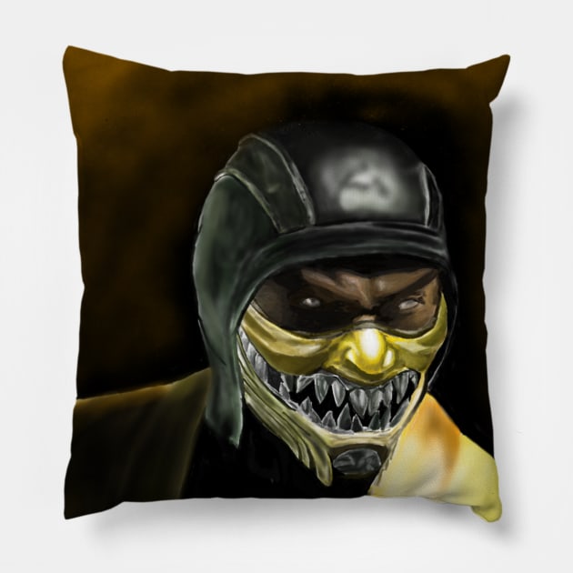 Fatal Scorpion Pillow by Kozna_art