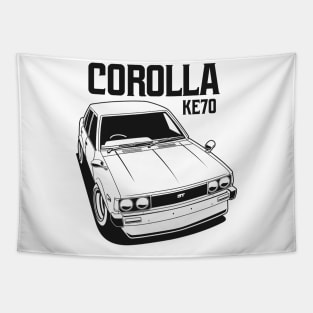 Corolla KE70 Monochrome Tapestry