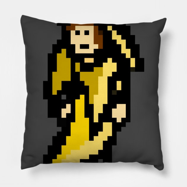 Banana Man Pillow by Aphantasous