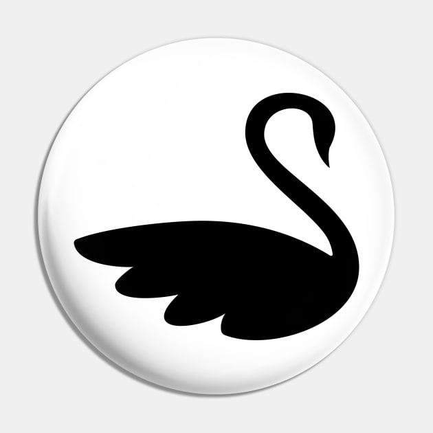 Black Swan Pin by Spaksu