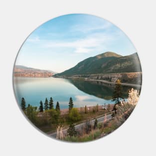 Okanagan Lake and Mountains View in Summerland Pin