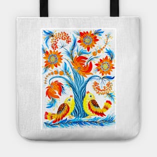 Tree of Life Watercolor Painting Tote