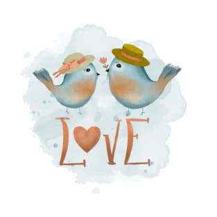 Birds in LOVE T-Shirt