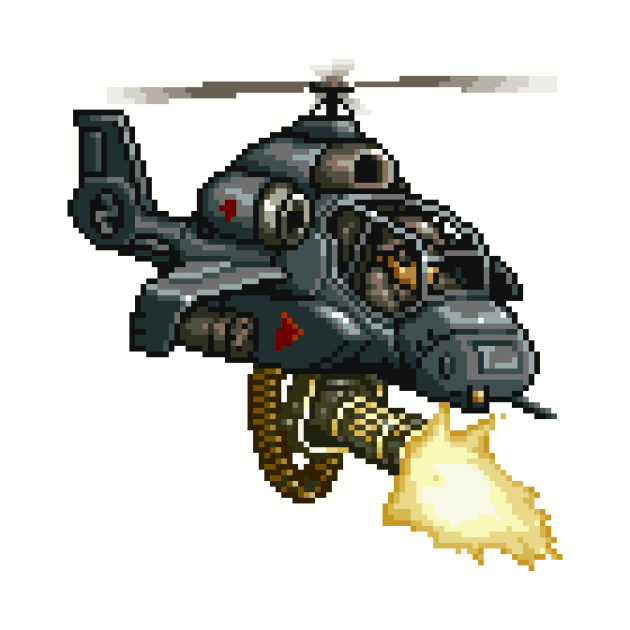 Metal Slug Helicopter by GraphicGibbon