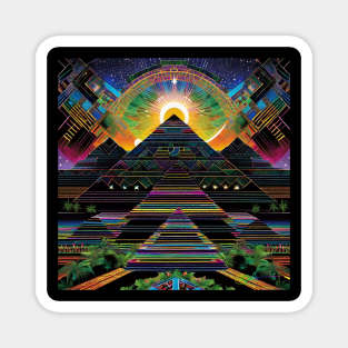 Psychedelic Apocalypse Eclipse Dreams 105 Magnet