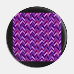 Purple Chevrons Pattern Pin