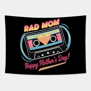 RAD MOM Happy mother's day | Mother's day | Mom lover gifts Tapestry