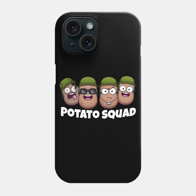 Potato Squad Army Phone Case by TheMaskedTooner