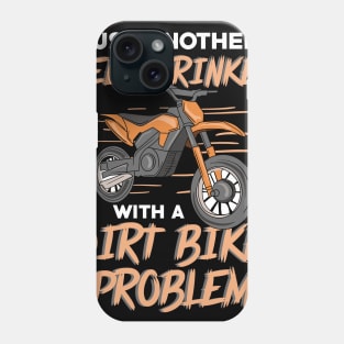 Dirt Bike Racing design for a Beer Lover Phone Case