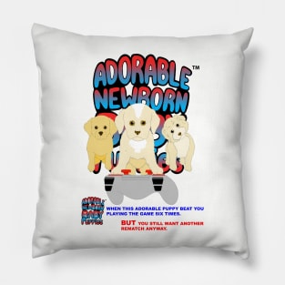 ADORABLE NEWBORN BABY PUPPIES - Game Meme Pillow