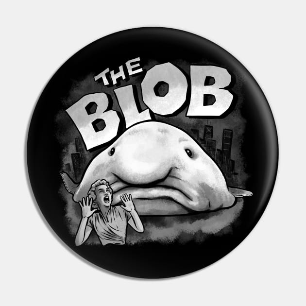 Funny Blob Fish Pins and Buttons for Sale