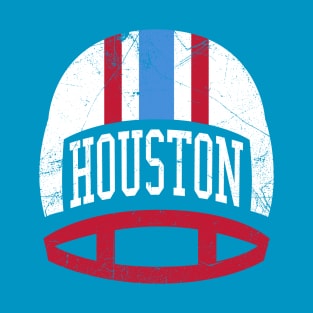 Houston Retro Helmet - Blue T-Shirt