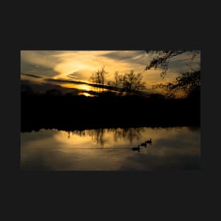 Flatford Mill Sunset T-Shirt