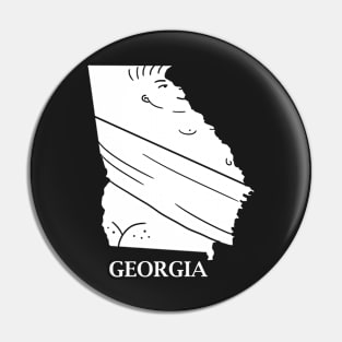 A funny map of Georgia Pin