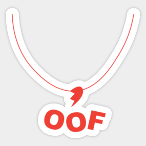 Roblox Oof Stickers Teepublic - 1 hour long roblox oof videos