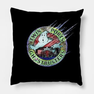 Twin Ports Ghostbusters Logo Frozen Empire Pillow