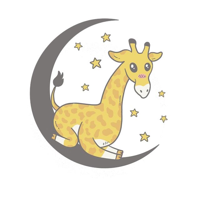 Cute giraffe by warantornstore