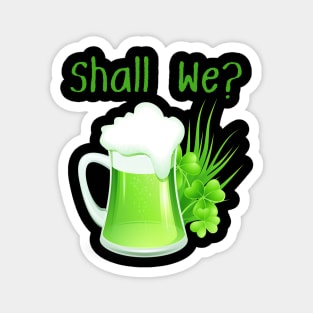 St. Patricks Day Green Beer Magnet