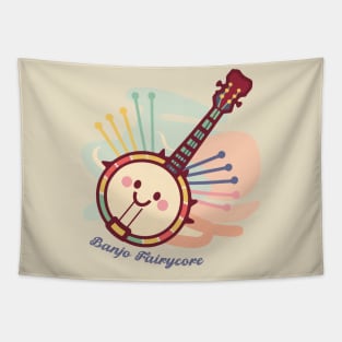 Retro Banjo Tapestry