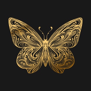 Gold Butterfly T-Shirt